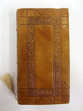 Antique 1909 Gilded Pocket Prayer Book, Leather Cover, Queen of Devotion Belgium