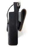 Vintage 2-Way Radio Walkie Talkie Leather Holster with Holding Strap & Belt Hook
