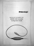 Metrologic Orbit Barcode Scanner MS7120 Wedge, MX009 USB Converter, Manual, Lot #7