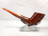Vintage Tobacco Pipe by Paradis Canada, New Old Stock, Hand Carved Leave, Never Used, Butterscotch