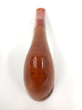 Vintage Tobacco Pipe by Paradis Canada, New Old Stock, Hand Carved Leave, Never Used, Butterscotch