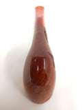 Vintage Tobacco Pipe by Paradis Canada, Never Used, Hand Carved Leaves, Caramel Butterscotch