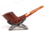 Vintage Tobacco Pipe by Paradis Montreal Quebec, Never Used, Hand Carved Eye, Caramel Butterscotch