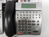 Lot 4 NEC Office Telephones Dterm80, 16 Multi Lines, LCD Digital Folding Screens, Models DTH-16D-1 and 2