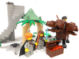 Lego Lot of 3 Minifigurines and 30 Pieces from 2001 Lego Set Harry Potter 4706 Forbidden Corridor
