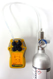 BW Gas Alert Quattro 4 Digital Gas Detector Monitor Set, 2 Batteries, Aspirator