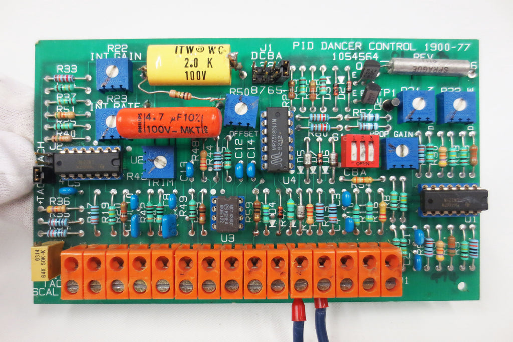 Fincor Control Board Circuit, PID Dancer Control Card 1900-77 105456401 Rev B #2