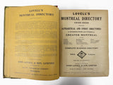 WWII 1938-39 Montreal City Lovell's Directory, Imperial Oil, 5" Thick