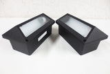 Simes Italy Modern Design Pair of Recessed Exterior Ground Wall Lights 10X5 Rect
