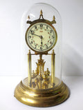 Kundo 400 Day Anniversary Glass Dome Mantel Clock 12" West Germany Kieninger & O