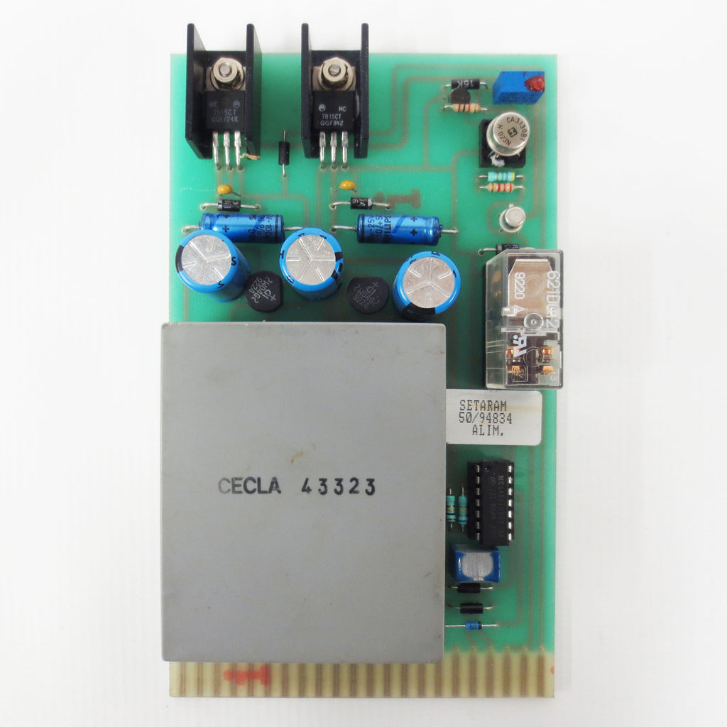 Setaram Industrial Power Supply Circuit Card Model 50/94834