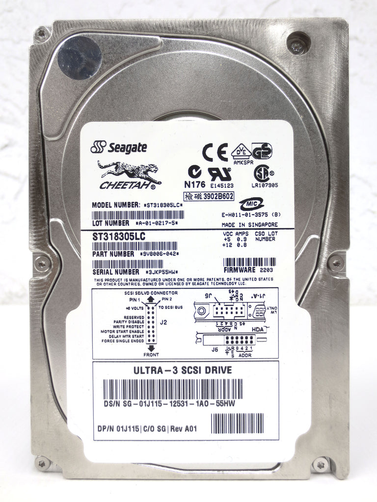 New Seagate Cheetah Hard Disk Drive Ultra 3 SCSI NDD N176, ST318305LC 18GB 10 000 RPM 80 PIN 3.5"