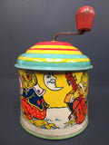1930's J.Chein Tin Toy Music Box, Lithographed Frog Band Playing, WORKS