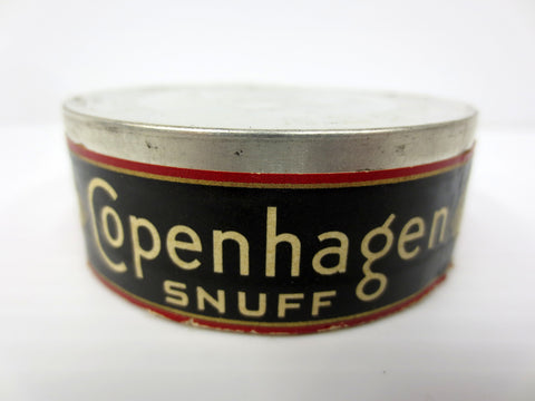 Vintage Copenhagen Snuff Tobacco Chew Box with Stamp 65 mm UNOPENED