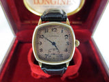 Antique 14k GF Longines Watch 15J, World's Fair Red Velvet Box