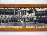 45" Long Vintage Photo 1959 Thunderbirds State Champions Football Fanfare Band