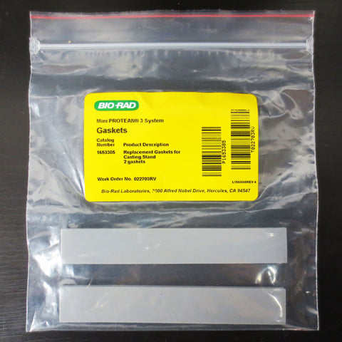 2 New Bio-Rad Mini-Protean Tetra Cell Gel Casting Stand Gaskets #1653305