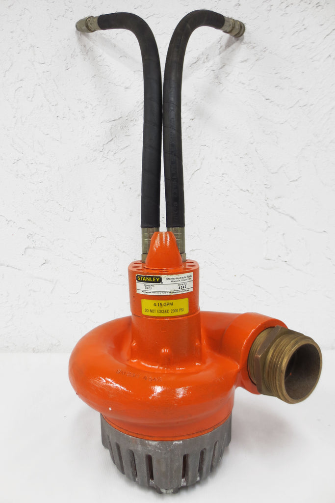 Stanley SM23 Submersible Hydraulic Water and Trash Pump 2.5" Pipe, 2000 psi, 4-15 gpm