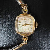 Vintage Girard Perregaux 10K Gold Plated Women's Watch, 17 Jewels, Fancy Lugs