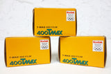Lot of 3 New Unopened Kodak T-MAX 400 TMY 135-36 Negative Films 35mm Black & White