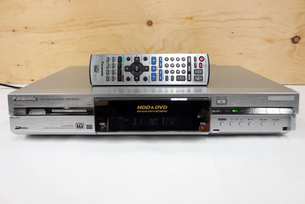 Panasonic DVD Video Recorder Diga DMR-E500HPP, 400GB HDD 700 Hours Recording, SD/PC Cards, Remote