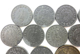 21 WWII Nazi Germany Coin Collection 1938 to 1944, 1, 5 and 10 Reichspfennig