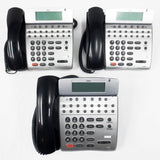 3 NEC DTH-16D-1 Office Speaker Phones 16 Lines, LCD, Adjustable Stand, Manual