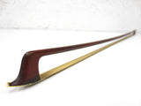 Vintage Marc Laberte Violin Bow, Silver Mounted, Mother of Pearl, Made in France
