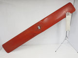 Antique WWI Airplane Wood Propeller 5' 8" Tall, Original Red, ROTATES ON WALL