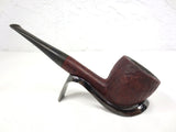 Vintage Danmore Denmark 6" Long Straight Estate Tobacco Pipe, Special Red