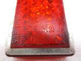 Vintage 1962 Solex Velosolex Scooter Moped 2200 Rear Light Cover, Red Seima