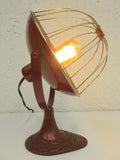 Vintage Antique Heat Lamp, Art Deco Heater, Ornate Cast Iron, Superior Electric
