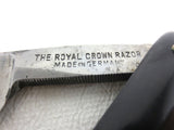 Vintage Royal Crown Straight Razor 10" Germany Extra Hollow Ground, Long Handle