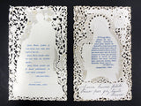 Antique Holy Cards Lace Canivet by Bouasse-Lebel Paris, Holy Family