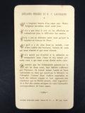 Antique Christmas Holy Card France 2 pages, Bouasse-Lebel Paris, All My Wishes