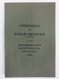 Pre War 1925 Canada Military Handbook, Corporal to Field Officer Guide, Infantry