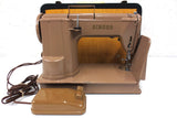Vintage Singer 301A Industrial Portable Sewing Machine w/ Pedal, Case & Manual