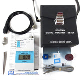 New Digital Vibration Meter 1332 Instrument by Showa Sokki Japan w/ Accessories