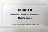 Acuity 4.0 Microarray Medical Lab Software CD, User Manuals, Molecular Devices
