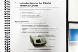 Bio-Rad C1000 Thermal Cycler CD Software, Manual and Quick Guide, Lab Research