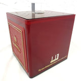 Vintage Mid Century Dunhill Ice Bucket, Translucent Red & Amber Lucite, Tobacco
