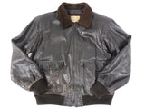 Vintage Pilot Bomber Leather Jacket USAF, USN Navy Pilot Size 46, California