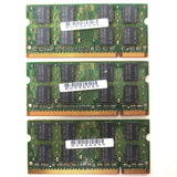 New Samsung 6GB 3x2GB SDRAM Memory DDR2 800MHz PC2-6400S-666-12-E3 SODIMM