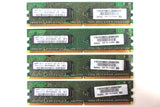New Samsung 4GB 4x1GB Memory RAM DDR2 DIMM 667MHz PC2-5300U-555-12-ZZ SODIMM