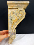 Vintage Plaster Corbel 12" Tall, 5" Wide, Hook, Church Architectural Salvage