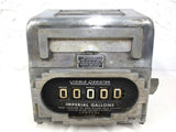 Vintage Visible Gas Register, Art Deco Style Master Meter Duplicator by Smith