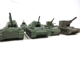 Lot of 9 Roskopf RMM KWSU WWII Army Military Mini Tanks Trucks, Toy Models WGER