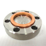MDC Hayward 1.33" Blank Vacuum Conflat Flange Stainless, 6 Bolts & Copper Gasket