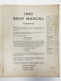 1940 Chrysler Car Shop Manual, Plymouth, Dodge, Chrysler, Desoto