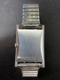 Vintage 1950's Girard Perregaux Stainless Steel Swiss Watch, 17 jewels, Square